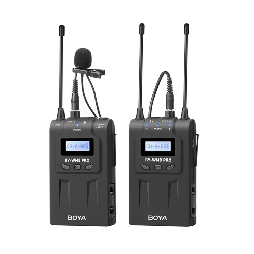 Двуканална безжична микрофонна система BOYA BY-WM8 Pro-K1