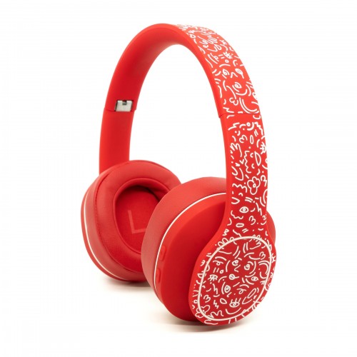 Безжични слушалки Hama HaHaHa FEEL - Червени