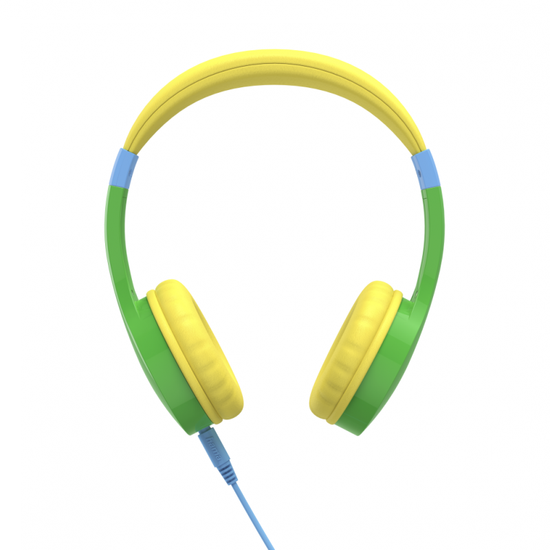 Детски жични слушалки HAMA Kids Guard - Зелен/Жълт