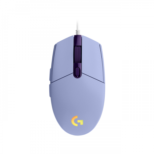 Жична геймърска мишка Logitech G102 LIGHTSYNC RGB - Лилава