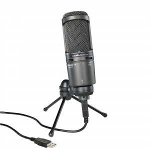 Микрофон Audio-Technica AT2020USB+ за запис и подкаст