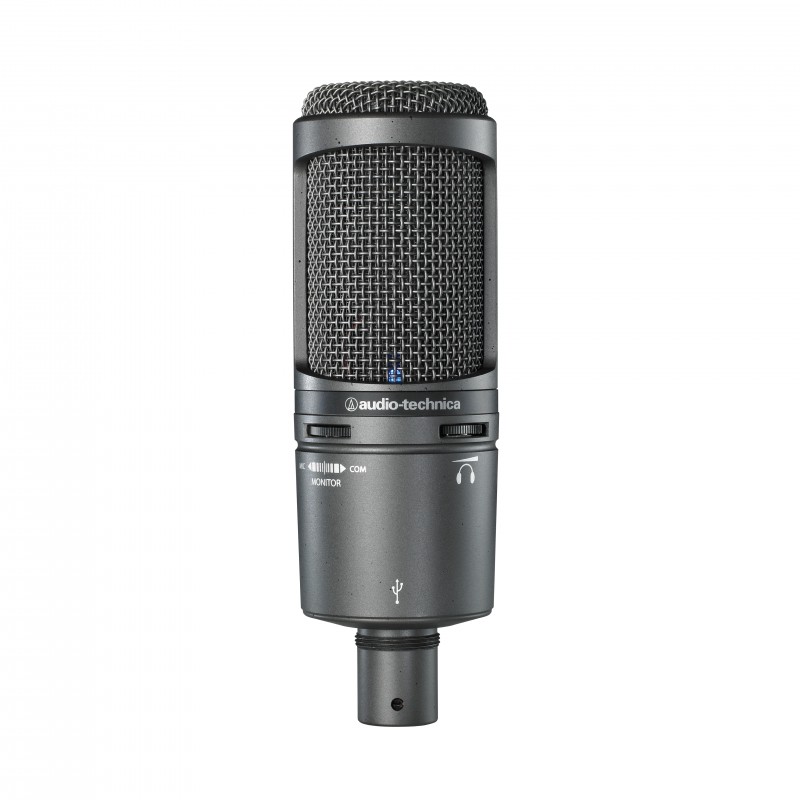 Микрофон Audio-Technica AT2020USB+ за запис и подкаст