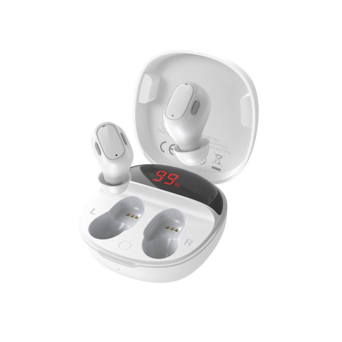 Безжични слушалки Baseus Encok WM01 Plus TWS - Бели