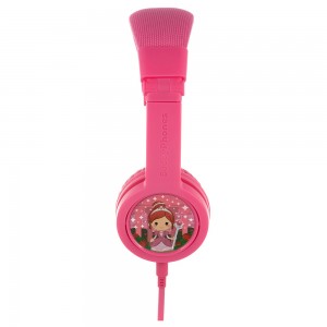 Жични детски слушалки BuddyPhones Explore+, Rose Pink
