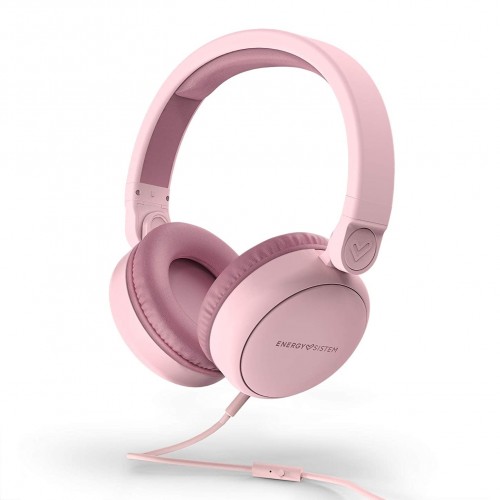 Жични слушалки Energy Heeadphones Style 1 Talk - Pure pink