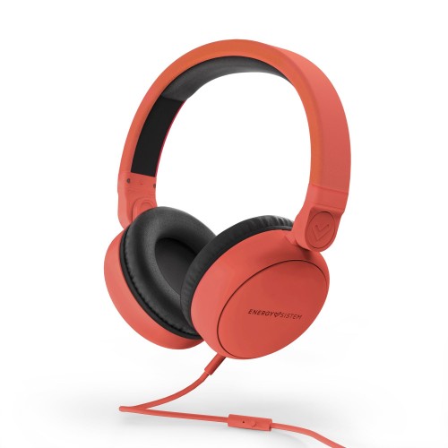 Жични слушалки Energy Heeadphones Style 1 Talk - Chili Red