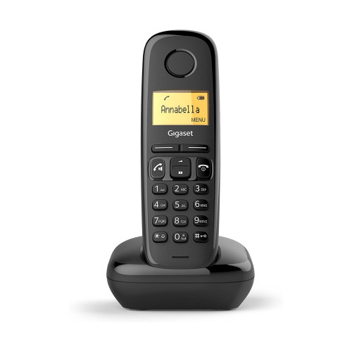 Безжичен DECT телефон Gigaset A270 - Черен