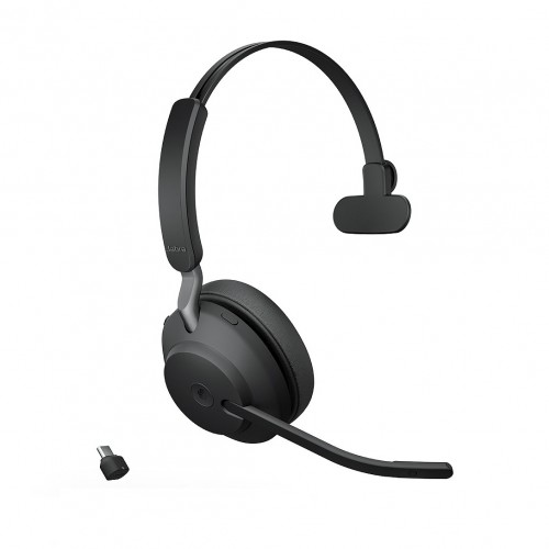 Bluetooth слушалка с микрофон Jabra Evolve2 65 UC Mono с USB-C - Черни