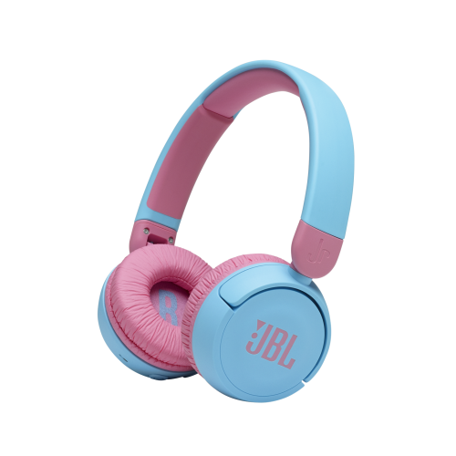 Безжични детски слушалки JBL JR310BТ - Light Blue-Pink