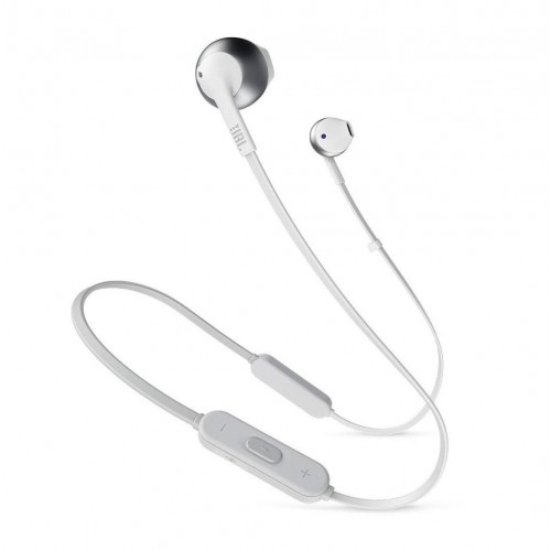 Bluetooth слушалки JBL T205BT, silver
