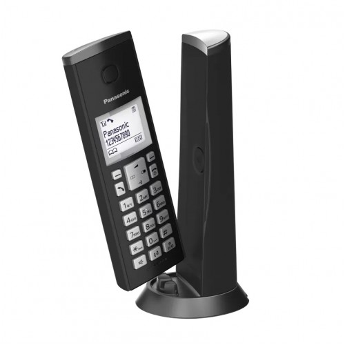 Безжичен DECT телефон Panasonic KX-TGK210EXB - Черен