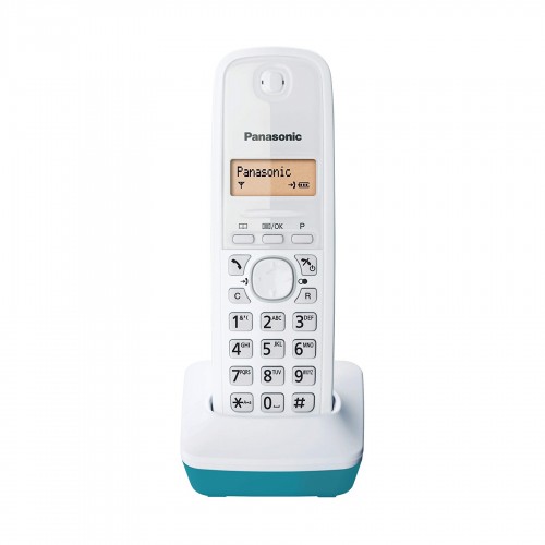 Безжичен Dect телефон Panasonic KX-TG1611 - Син