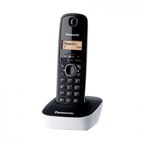 Безжичен Dect телефон Panasonic KX-TG1611 - Бял