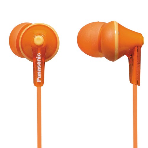 Жични слушалки Panasonic RP-HJE125E-D - Orange