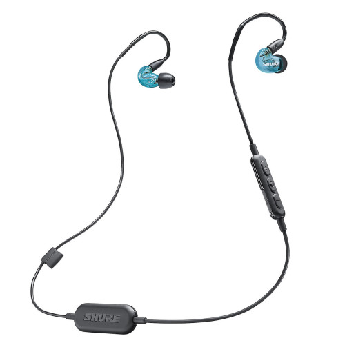 Безжични слушалки Shure SE215-BT1, blue