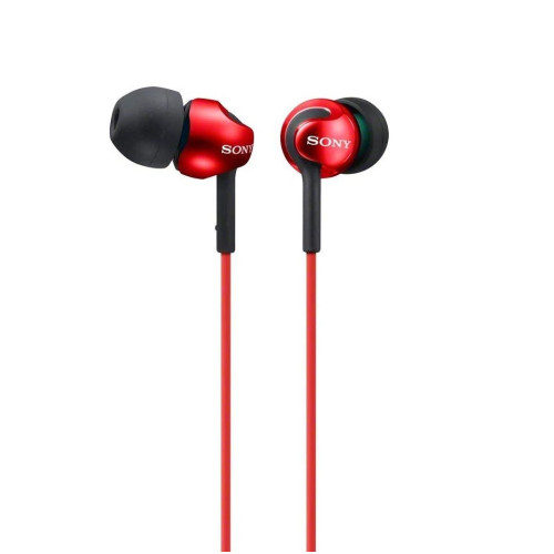 Жични слушалки Sony MDR-EX110LPR - Red