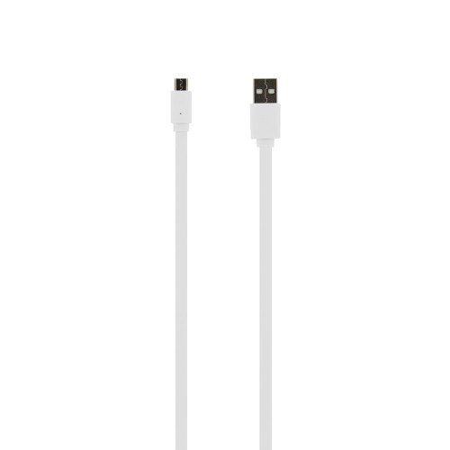 Кабел TELLUR Micro-USB - USB, 100 см - бял