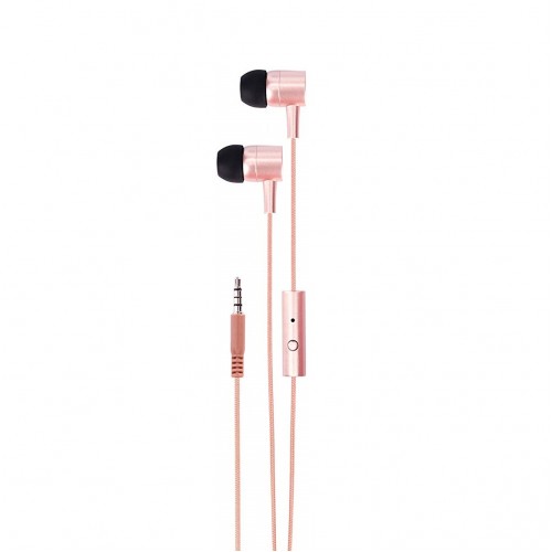 Headphones Xqisit iE H20, gold colored