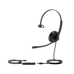 Yealink UH34 SE моно слушалки, Bluetooth, USB-C, MS, черен