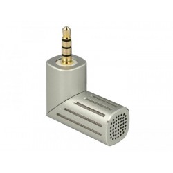 Микрофон DeLock 65893, За смартфон/таблет, 3.5 mm 4 Pin Stereo Jack 90°, Сребрист