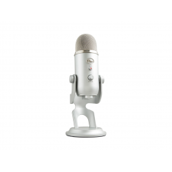 Настолен USB микрофон Logitech Blue YETI - Silver