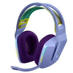 Безжични геймърски слушалки Logitech G733 LIGHTSPEED RGB - Lilac