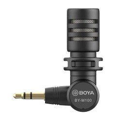 Компактен микрофон BOYA BY-M100 - 3.5mm жак