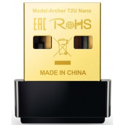 Безжичен адаптер TP-LINK Archer T2U Nano, Dual band, USB