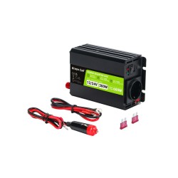 Инвертор GREEN CELL, PRO DUO 12V/24V to /220 V  DC/AC 300/600W INVGC1224M300DUO   Модифицирана синусоида