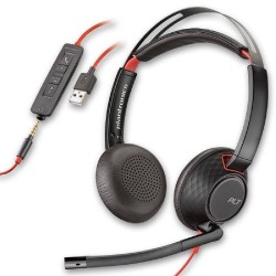 HP Poly, BLACKWIRE C5220,USB-A,(BULK),WW, слушалки