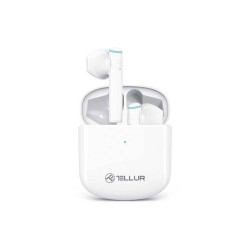 Безжични слушалки Tellur AURA True Wireless - Бели