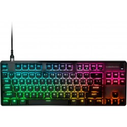 Механична клавиатура SteelSeries - Apex 9 TKL US, OptiPoint, RGB, черна