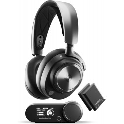 Гейминг слушалки SteelSeries - Arctis Nova Pro, PS, безжични, черни