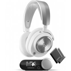 Гейминг слушалки SteelSeries - Arctis Nova Pro WL X, Xbox, безжични, бели