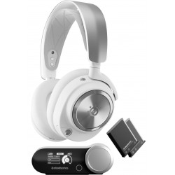 Гейминг слушалки SteelSeries - Arctis Nova Pro WL P, PS, безжични, бели
