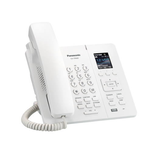 Безжичен VoIP телефон Panasonic KX-TPА65 - Бял