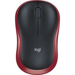 Безжична мишка Logitech M185 - Червена