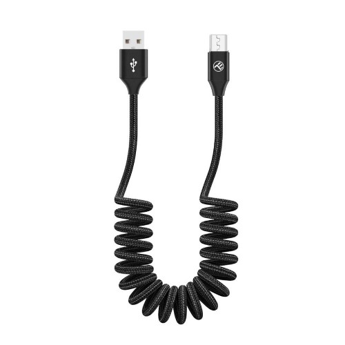 Разтегателен кабел Tellur MicroUSB към USB - 1,8м