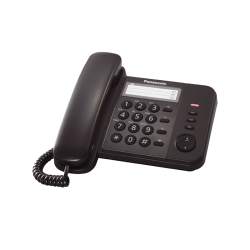Стационарен телефон Panasonic KX-TS520 - Черен