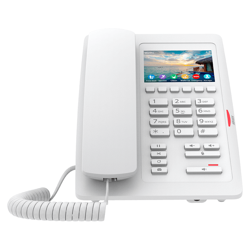 Wi-Fi VoIP телефон Fanvil H5W - бял