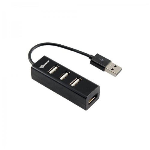 4-портов USB Хъб SBOX H-204 - Черен