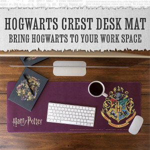 Пад за мишка Paladone Harry Potter - Hogwarts Crest Desk Mat