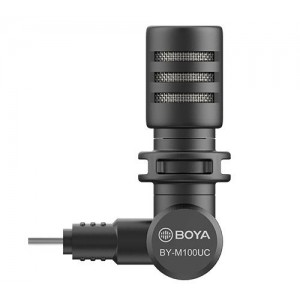 Микрофон BOYA BY-M100UC - компактен, USB-C, Android