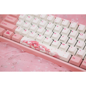 Геймърскa механична клавиатура Ducky x Varmilo Miya Sakura V2 65%, Cherry MX Red