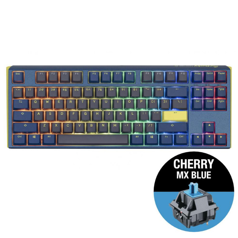 Геймърскa механична клавиатура Ducky One 3 Daybreak TKL, Cherry MX Blue