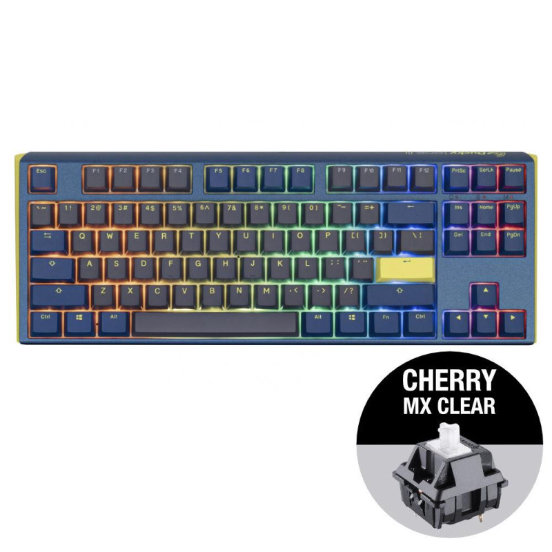 Геймърскa механична клавиатура Ducky One 3 Daybreak TKL, Cherry MX Clear