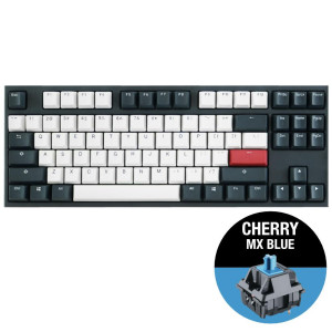 Геймърскa механична клавиатура Ducky One 2 Tuxedo TKL, Cherry MX Blue