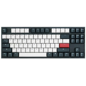 Геймърскa механична клавиатура Ducky One 2 Tuxedo TKL, Cherry MX Silent Red