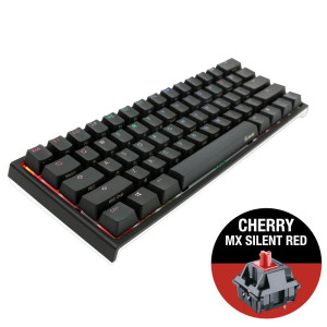 Геймърскa механична клавиатура Ducky One 2 Mini V2 RGB, Cherry MX Silent Red