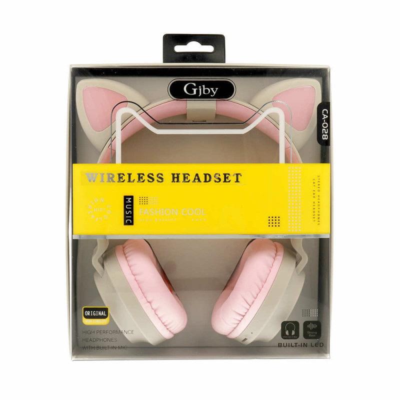 Безжични детски слушалки Catear CA-028 - Бежови